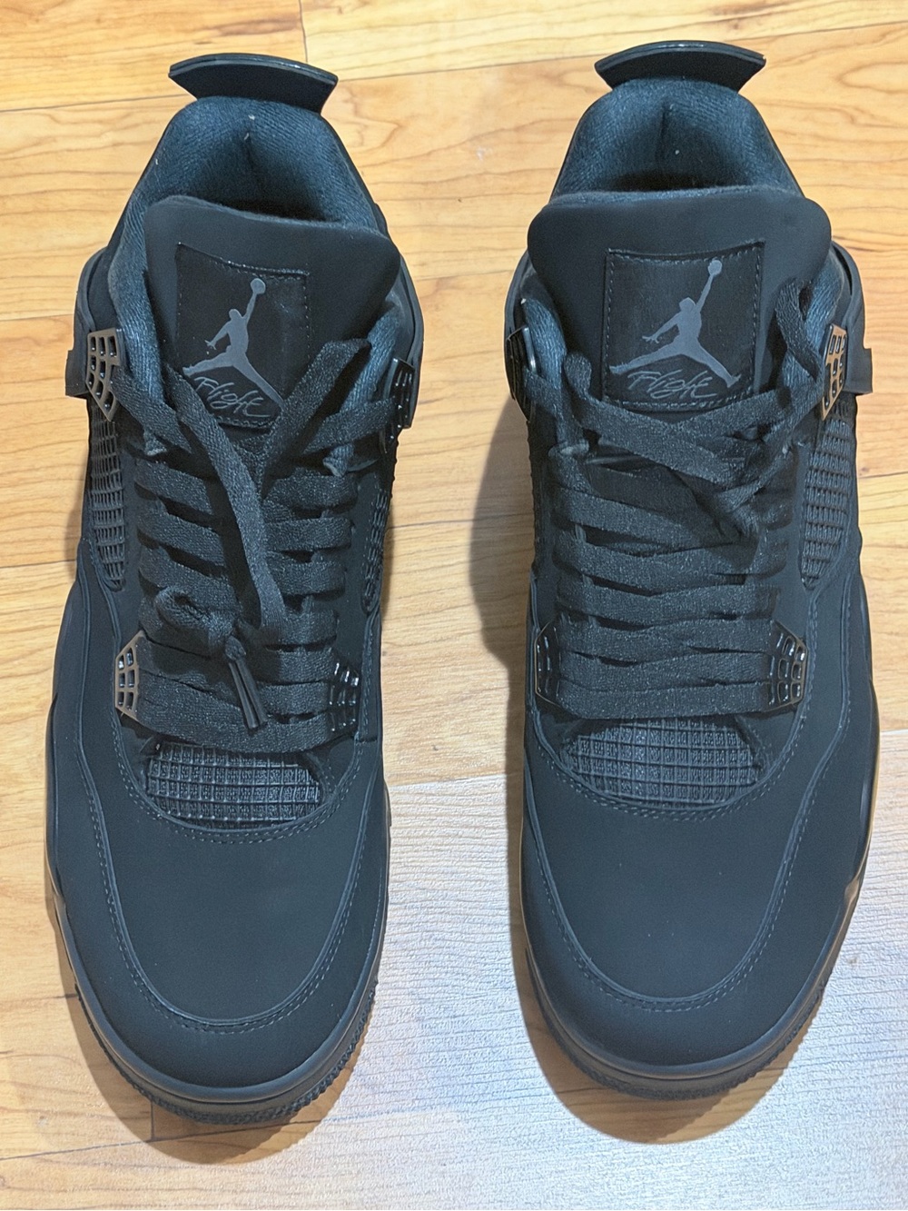 Nike Air Jordan 4 Retro Black Cat Men's Size 12 Sneakers